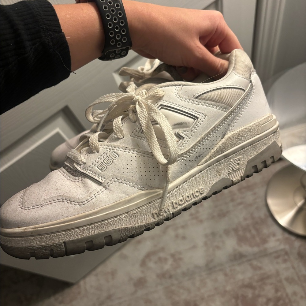 New Balance Women's Gray and White Sneakers